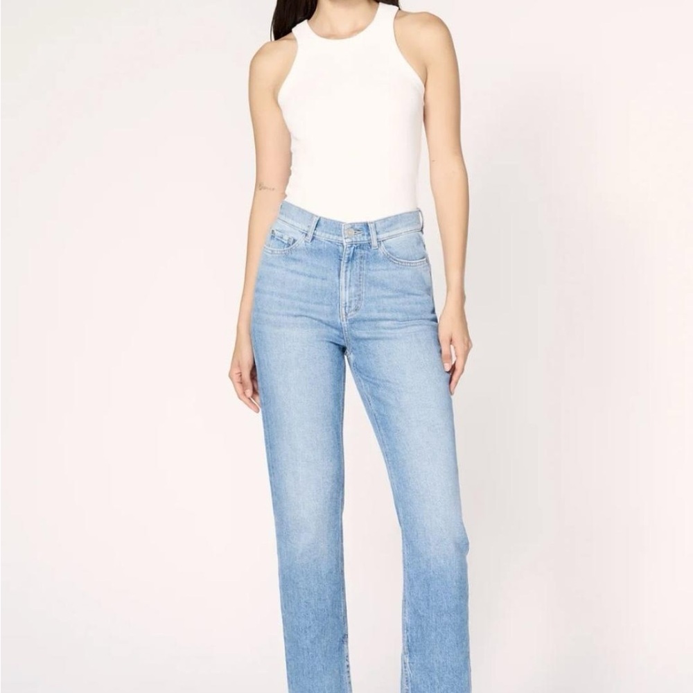 MAB Slim Straight High Waist Jeans